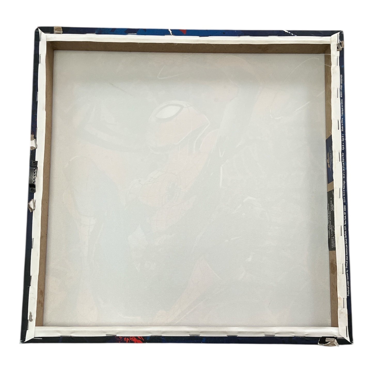 Marvel Spider-Man Canvas Wall Art Black Suit Comic Superhero Decor 15.5”