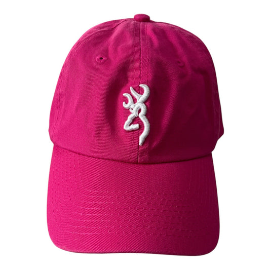 Vintage Y2K Browning Pink Cotton Baseball Cap Adjustable
