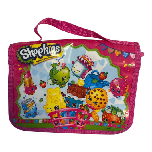 Shopkins Pink Carry Case – Zippered Storage Tote – 2016 Moose Global Design Concepts