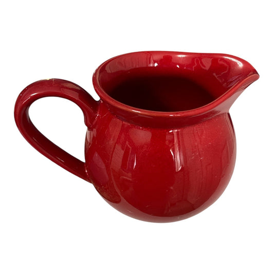 Waechtersbach Germany Red Creamer Pitcher – Dishwasher Safe, 2011