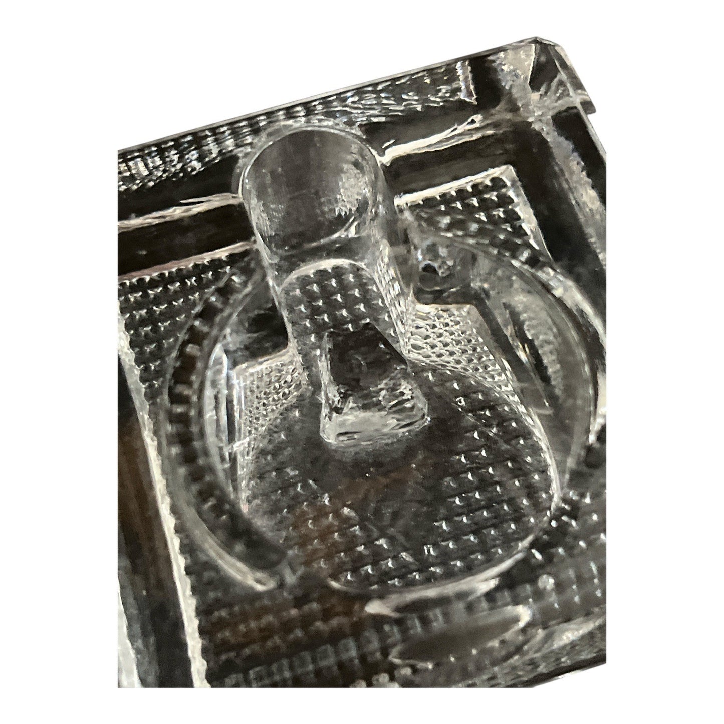 Antique Paragon Glass Inkwell – Frank A. Weeks Patent