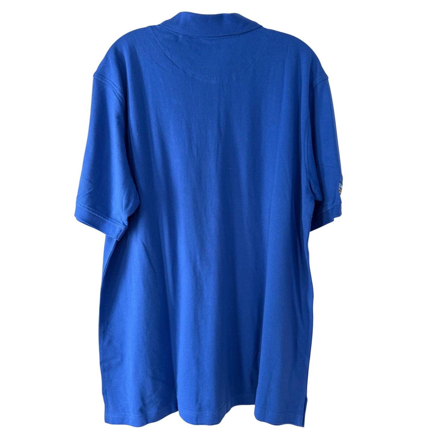 Royal Caribbean Club Royale Polo Shirt Blue Embroidered Casino Men's Large 100% Cotton