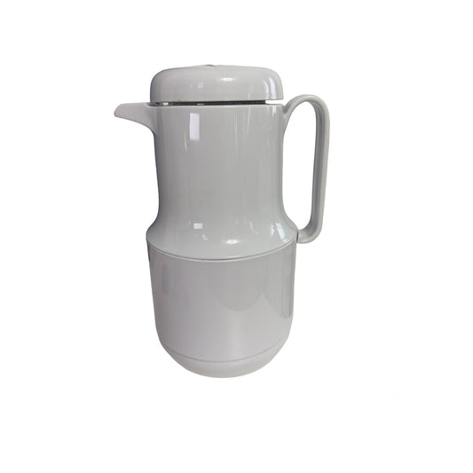 Vintage Phoenix White Thermal Carafe Coffee Pot Glass Liner Made in Taiwan R.O.C.