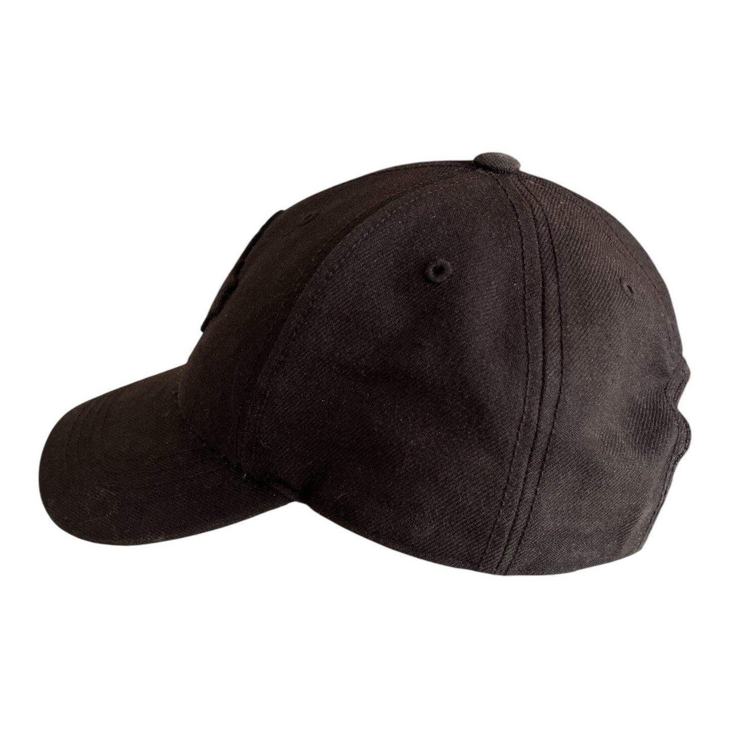 Roots Black Maple Leaf Baseball Cap Adjustable Y2K