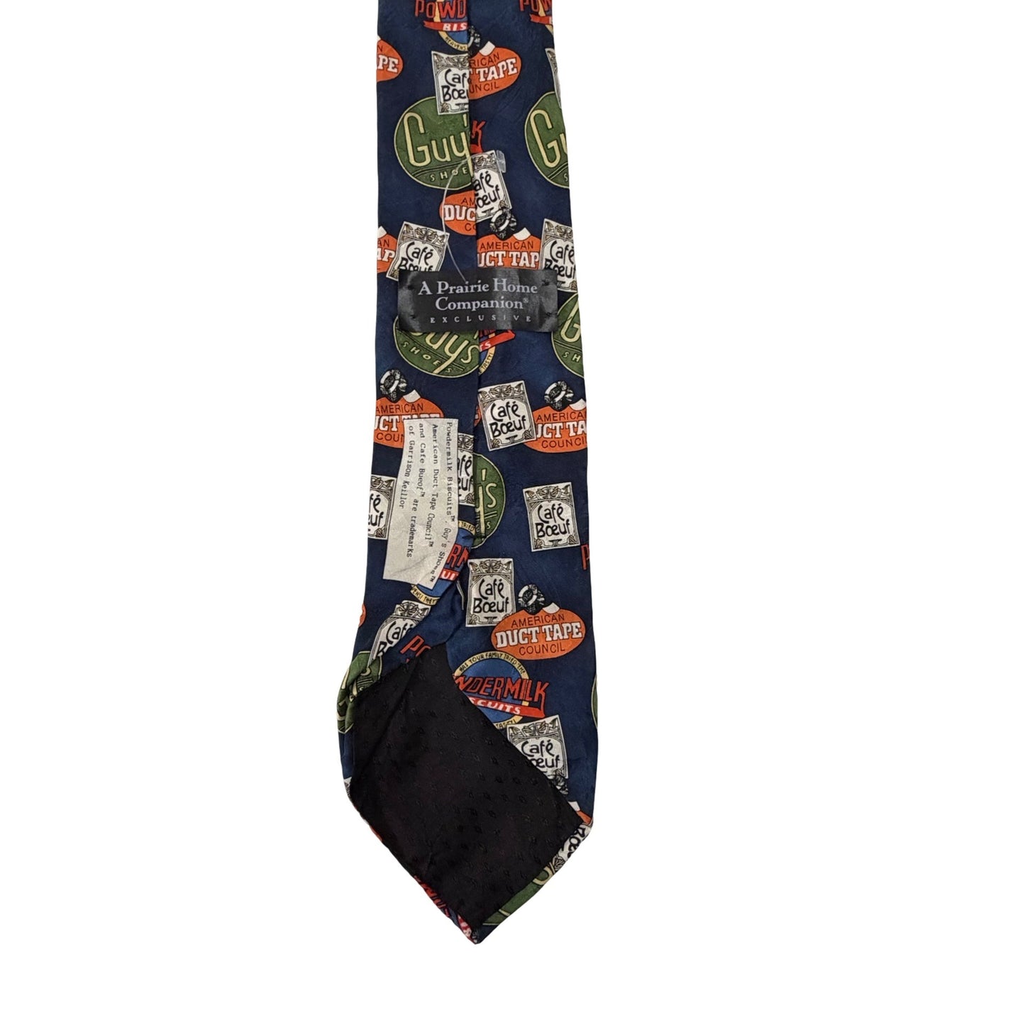 A Prairie Home Companion Exclusive Garrison Keillor Powdermilk Biscuits Novelty Necktie