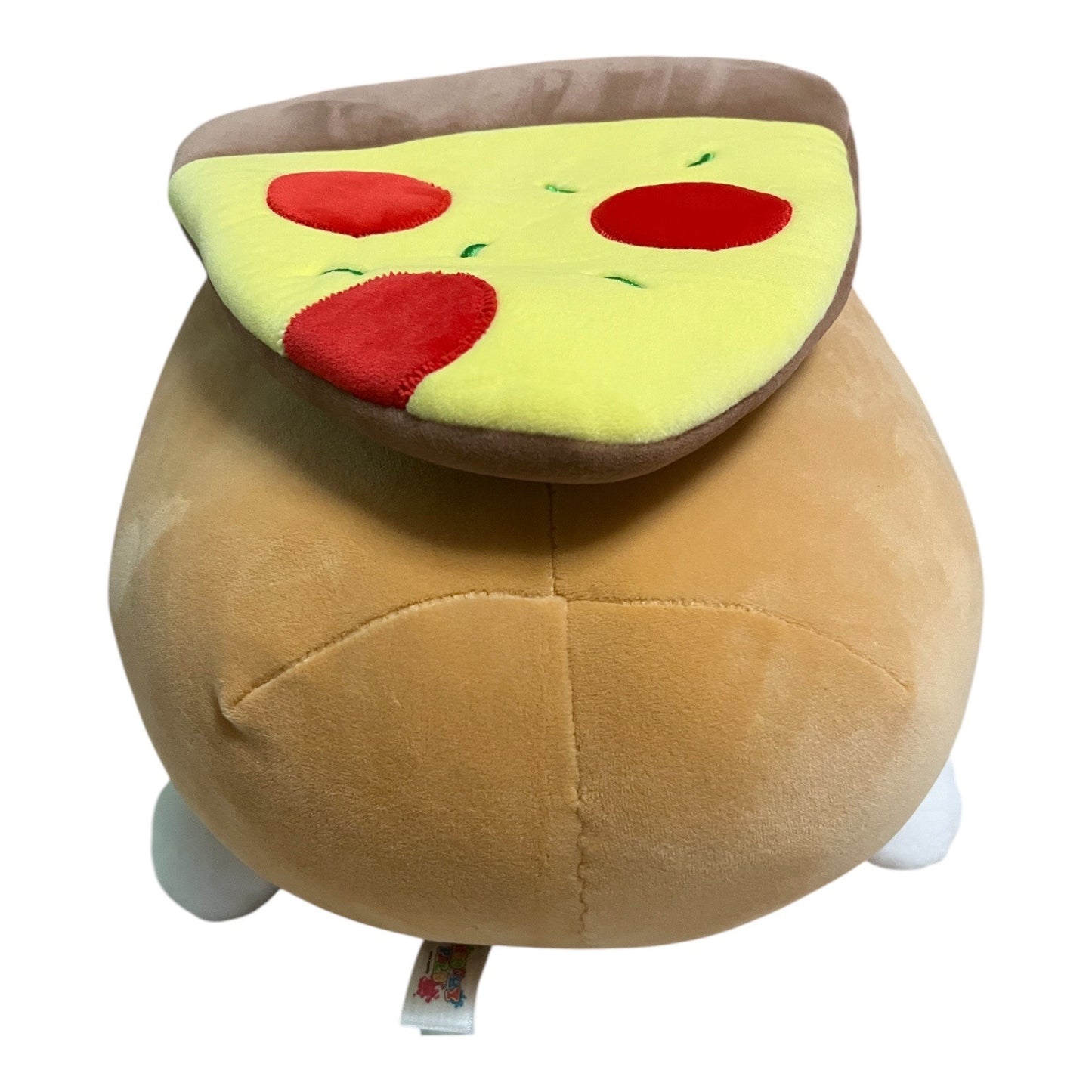 Smoochy Pals Corgi Dog Plush with Pizza Slice Cute Stuffed Animal Toy 12”