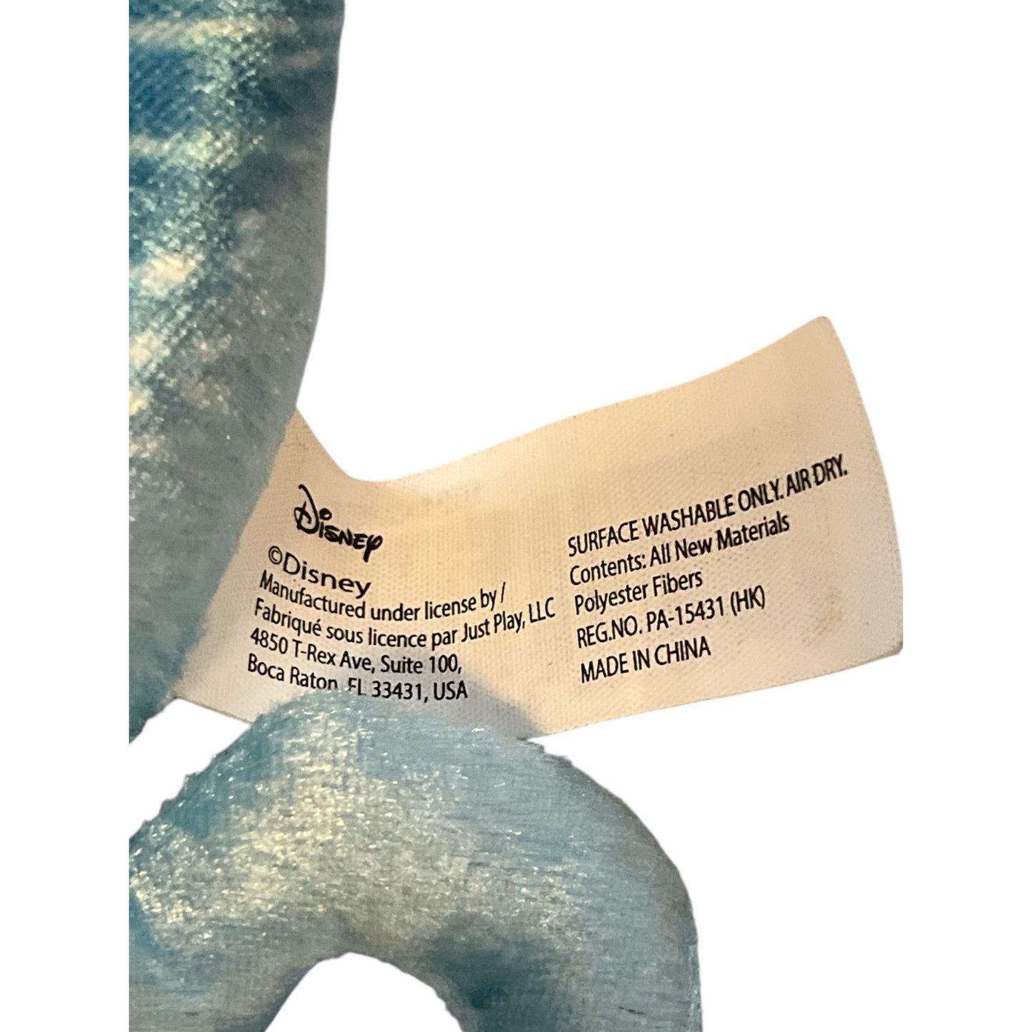 Disney Raya and the Last Dragon Sisu Plush Just Play Blue Purple Water Dragon