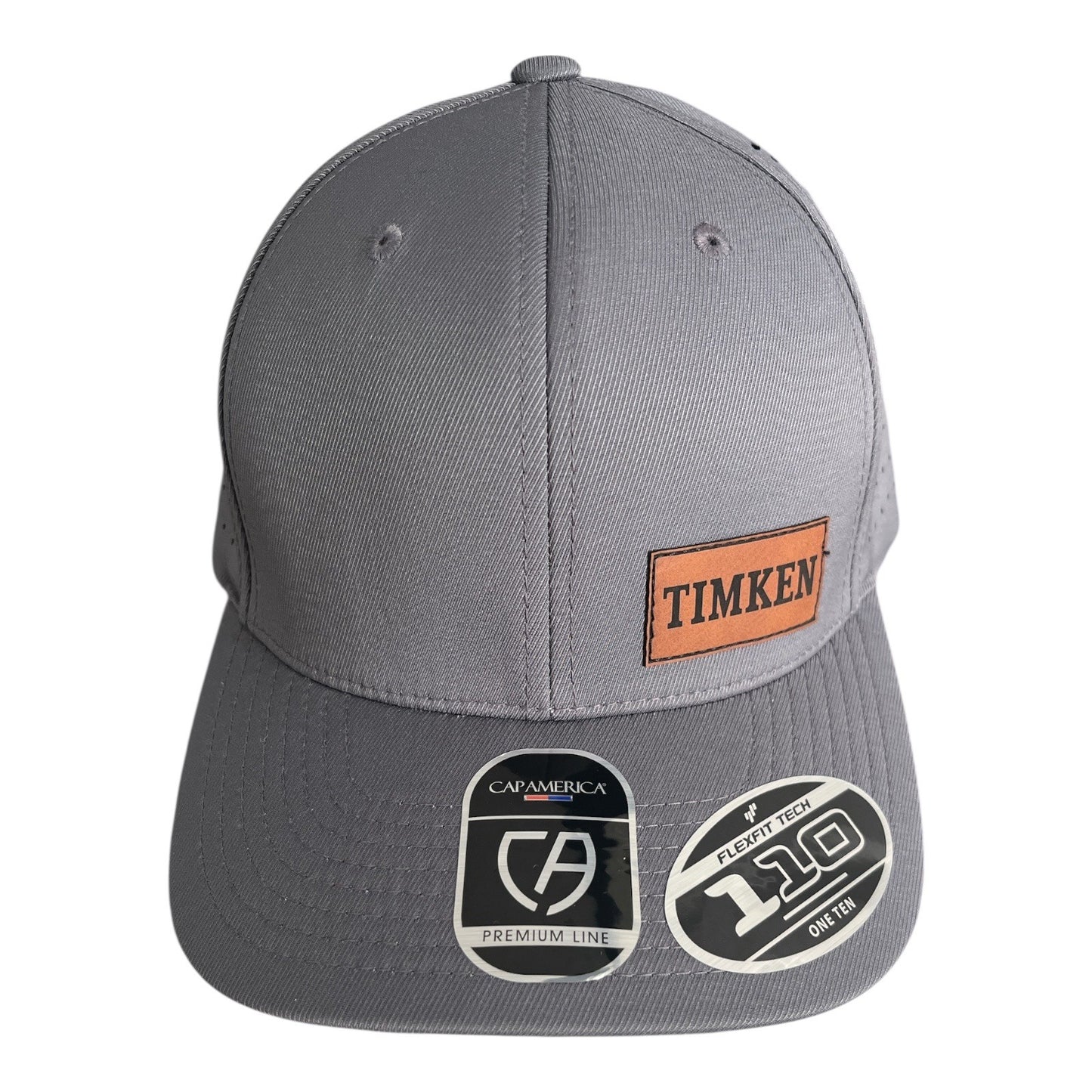Timken CapAmerica Flexfit 110 Gray Snapback Hat OSFM