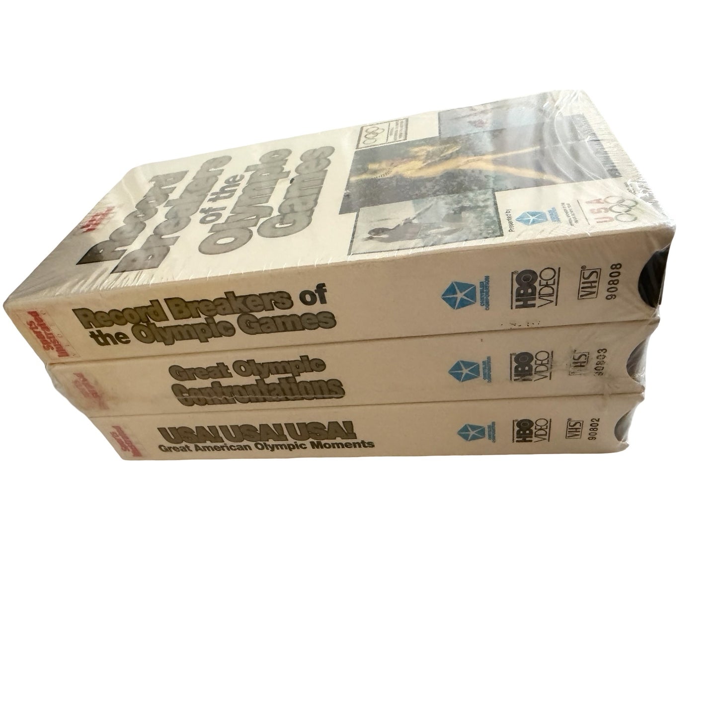Vintage Sports Illustrated Olympic VHS Collection Set of 3 Sealed HBO Video 1992