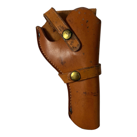 Vintage Brauer Bros Mfg Co Leather Revolver Holster H41 Western Belt Holster St. Louis MO