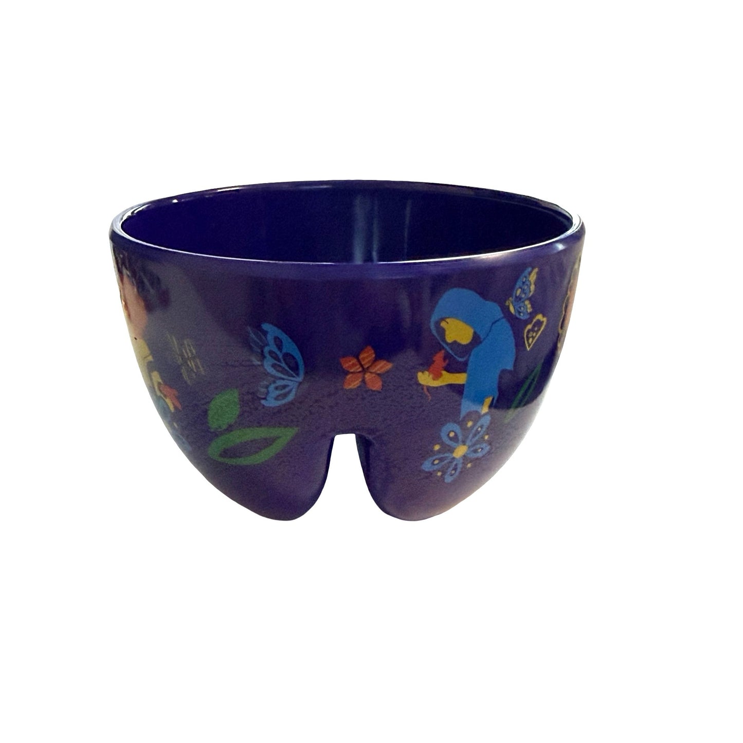Disney Encanto Plastic Snack Bowl Purple Floral Character Serving Bowl 16.5 Oz