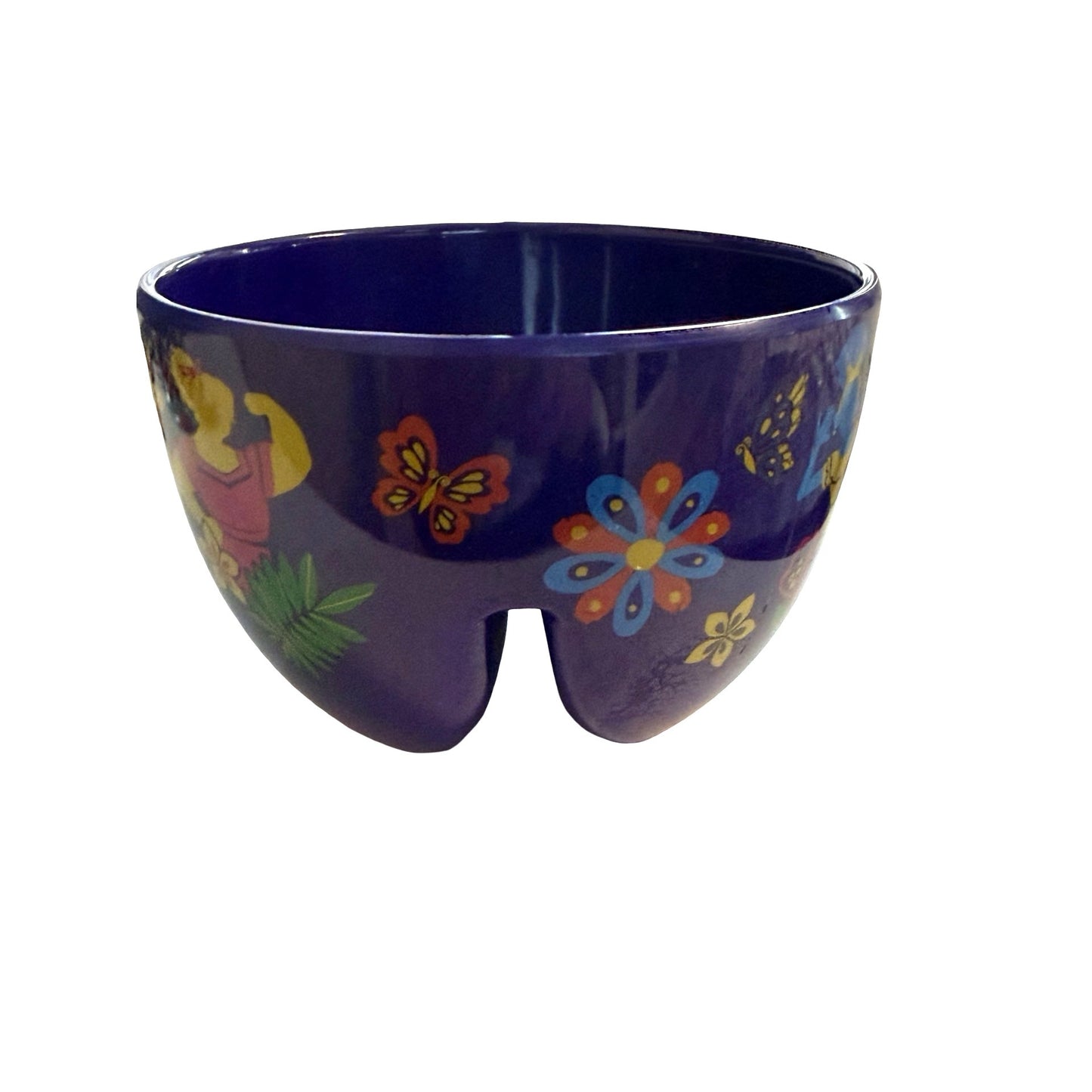 Disney Encanto Plastic Snack Bowl Purple Floral Character Serving Bowl 16.5 Oz