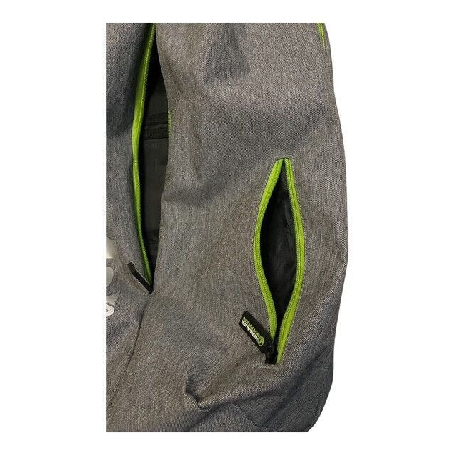 Herbalife Nutrition 40 Years Anniversary Gray Backpack with Green Zippers