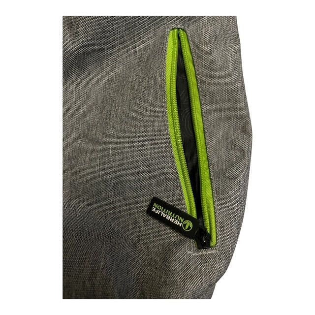 Herbalife Nutrition 40 Years Anniversary Gray Backpack with Green Zippers