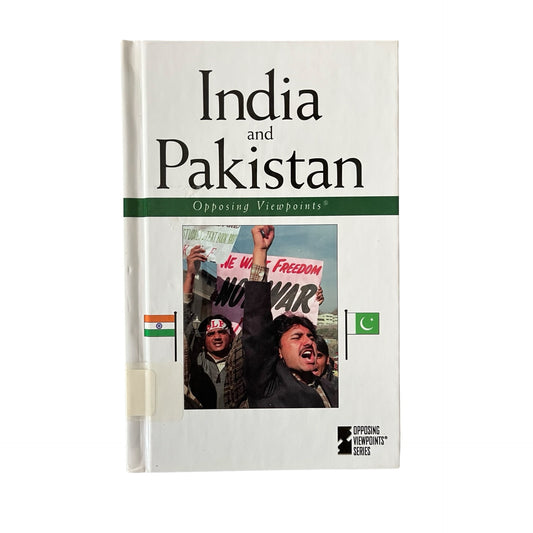 India and Pakistan Opposing Viewpoints Book Greenhaven Press 2003 Hardcover