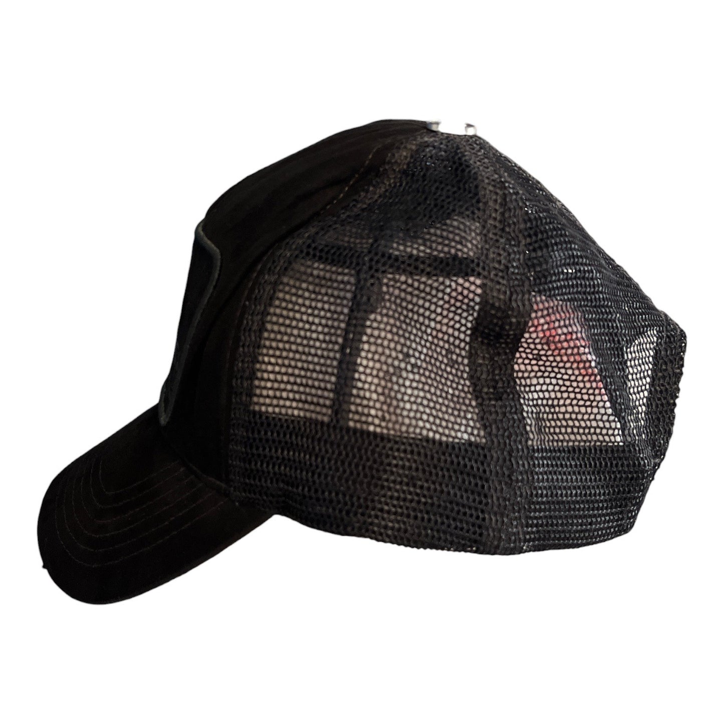 Blacktiph Fishing Trucker Hat Black Suede Brim Mesh Snapback Limited Edition