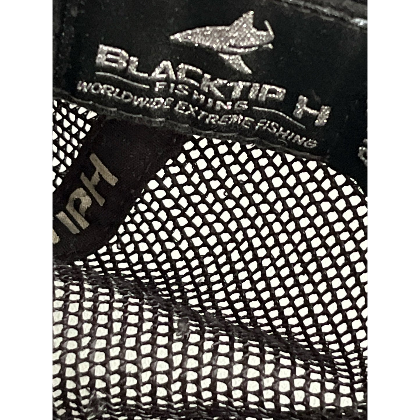 Blacktiph Fishing Trucker Hat Black Suede Brim Mesh Snapback Limited Edition