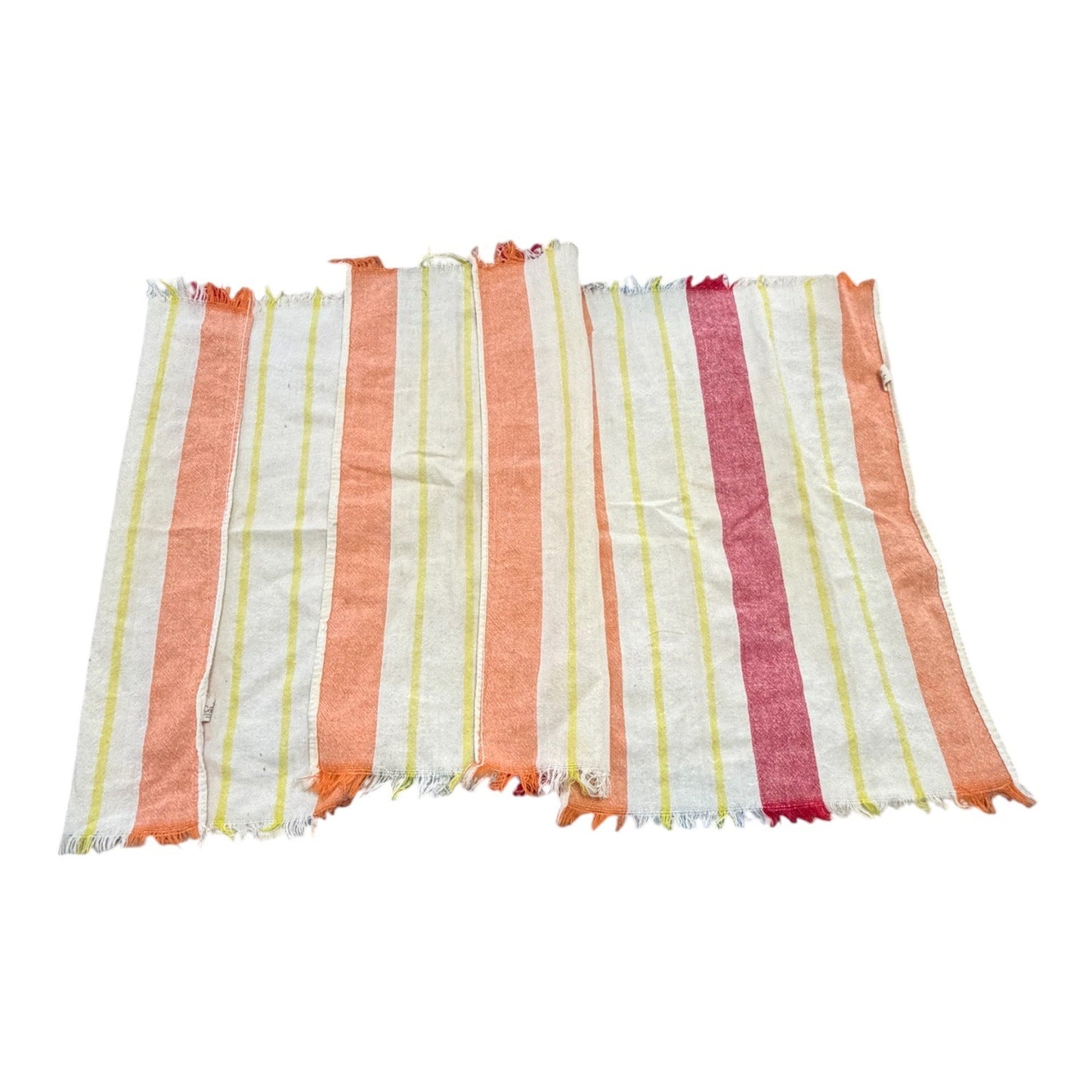 Vintage Cannon Cotton Kitchen Towels Set of 3 Striped Dish Towels USA Made 20x14