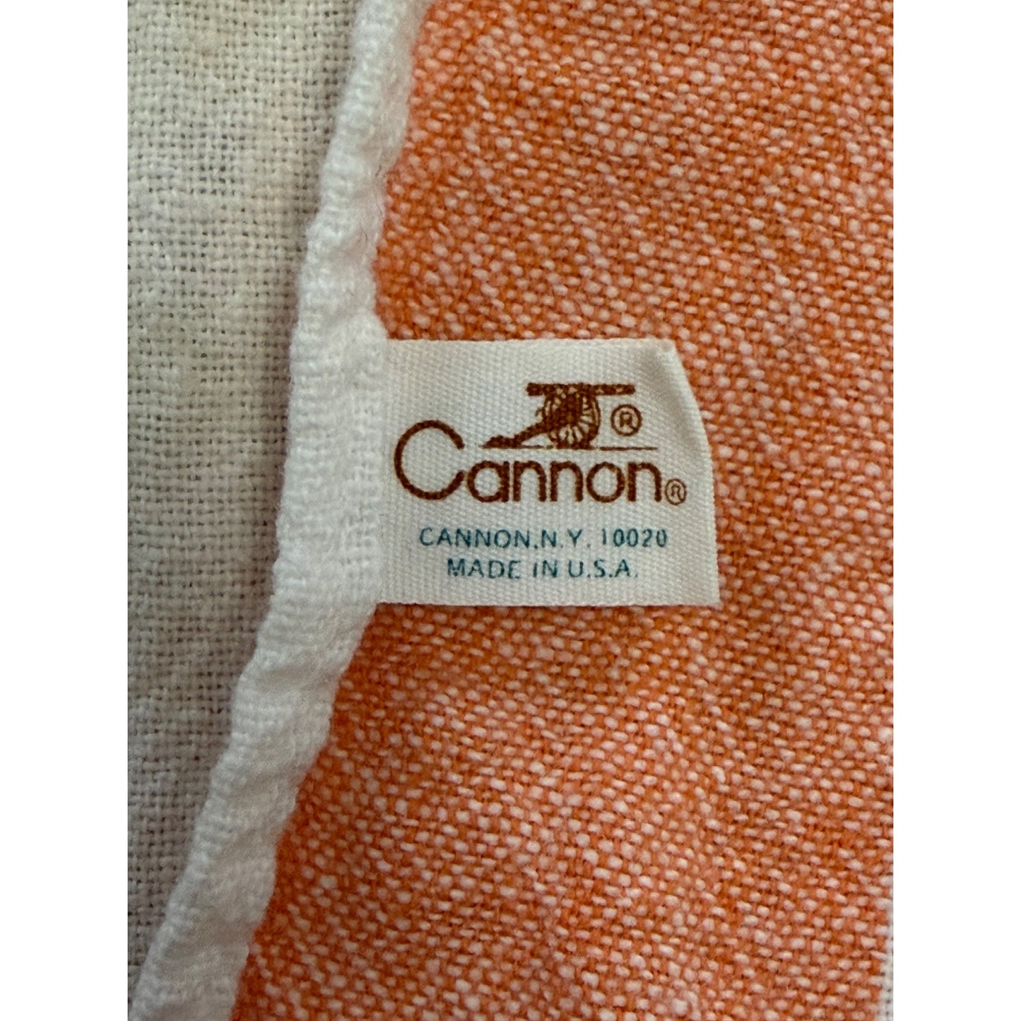 Vintage Cannon Cotton Kitchen Towels Set of 3 Striped Dish Towels USA Made 20x14