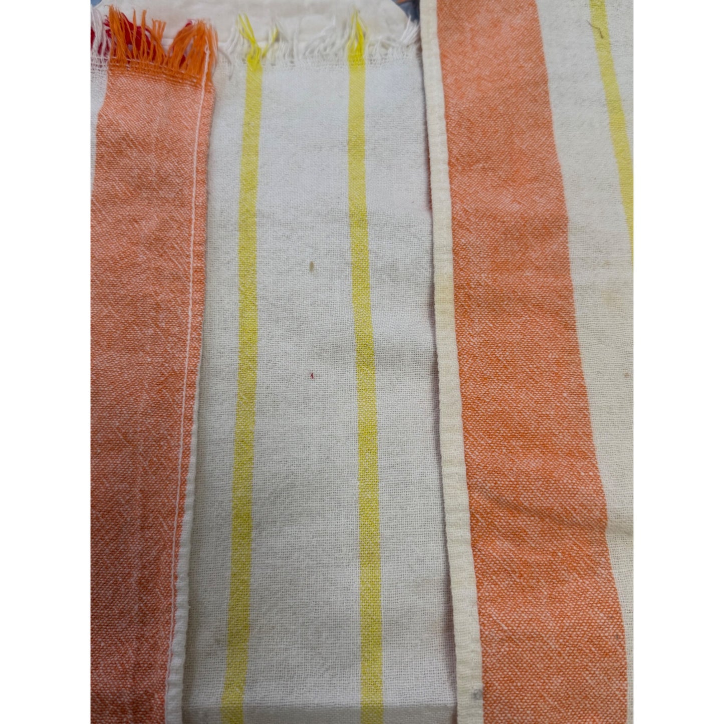 Vintage Cannon Cotton Kitchen Towels Set of 3 Striped Dish Towels USA Made 20x14