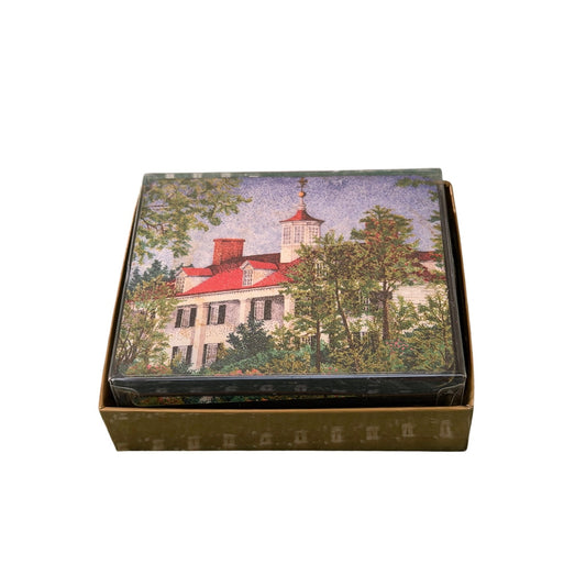 1994 MMA Sèvres Coasters Set Metropolitan Museum of Art Mount Vernon Style 4x4 Set of 8