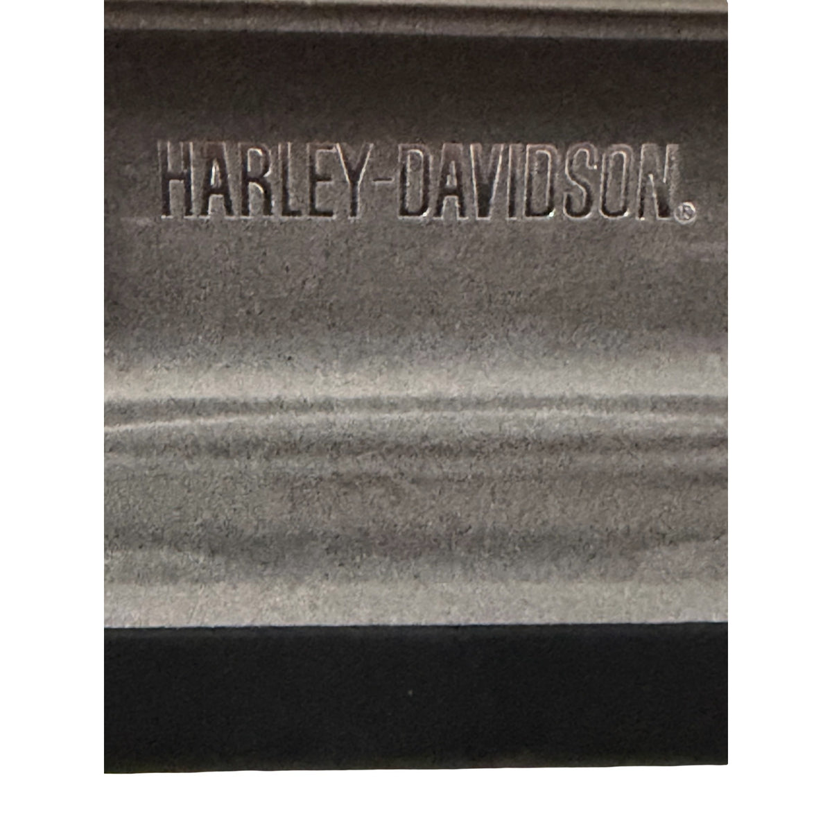 Harley Davidson Hard Shell Eyeglass Sunglasses Case Gray Embossed Logo