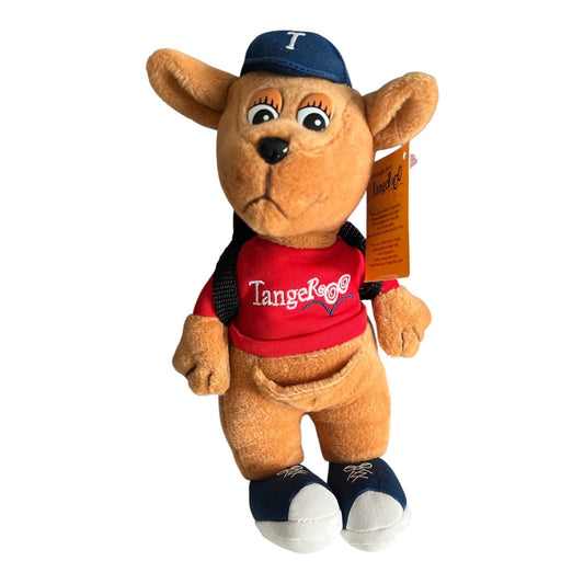 Tanger Outlets Kangaroo Plush Mascot With Backpack 9.5 Inch Stuffed Animal