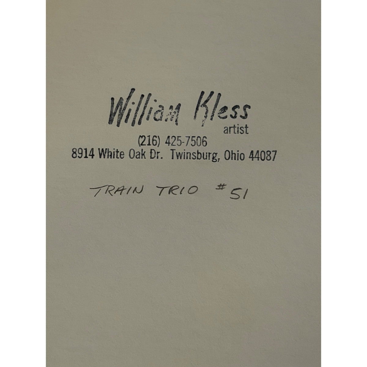 William Kless Train Trio Framed Steam Locomotive Railroad Art 20x10