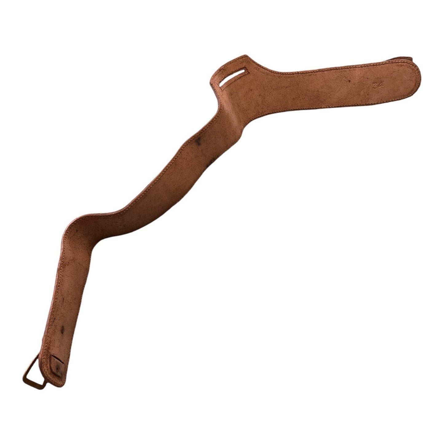 Vintage Western Tooled Leather Cartridge Belt Ammo Holder Cowboy Ranch Style 34”