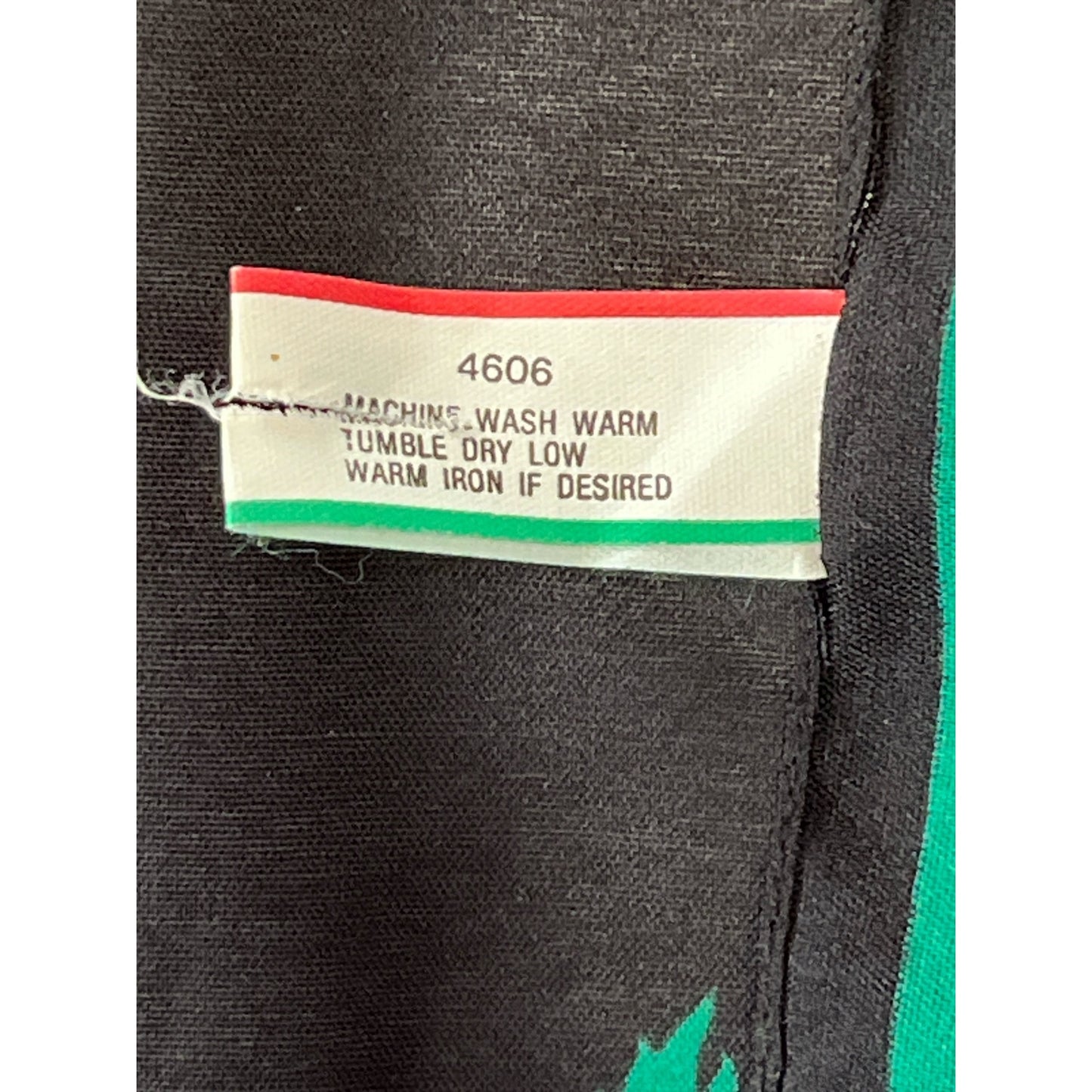 Vintage Italian Floral Scarf Black Pink Purple Roses Border Print 30” Square