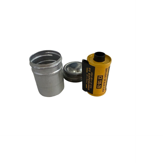 Vintage Kodacolor-X CX 135-20 35mm Film Roll with Metal Film Canister Process C-22 Photography Collectible