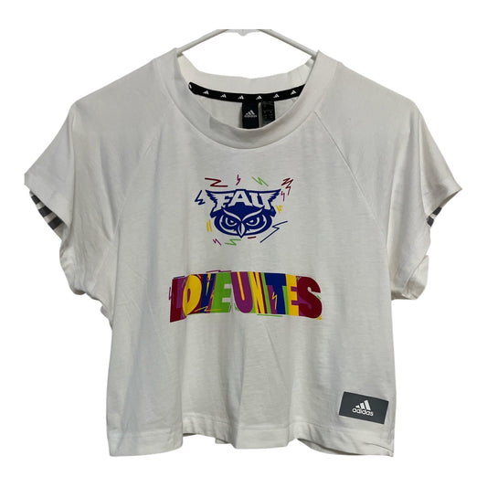 Adidas FAU Love Unites Crop Top Women’s Size L – Florida Atlantic University Pride Tee