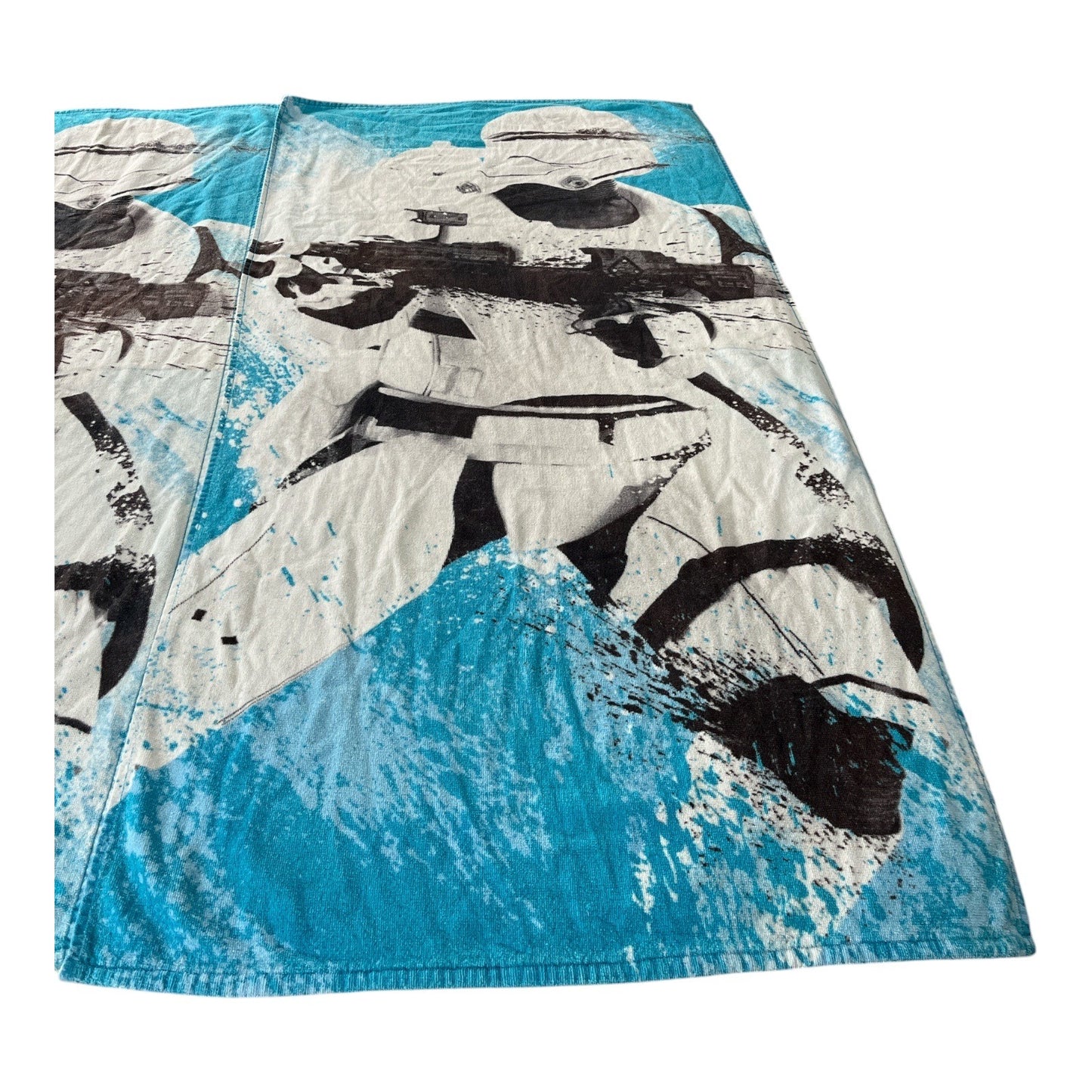 Set of 2 Star Wars “Blue Flame Trooper” Beach Towels – Stormtrooper Print – 2016 Disney Licensed