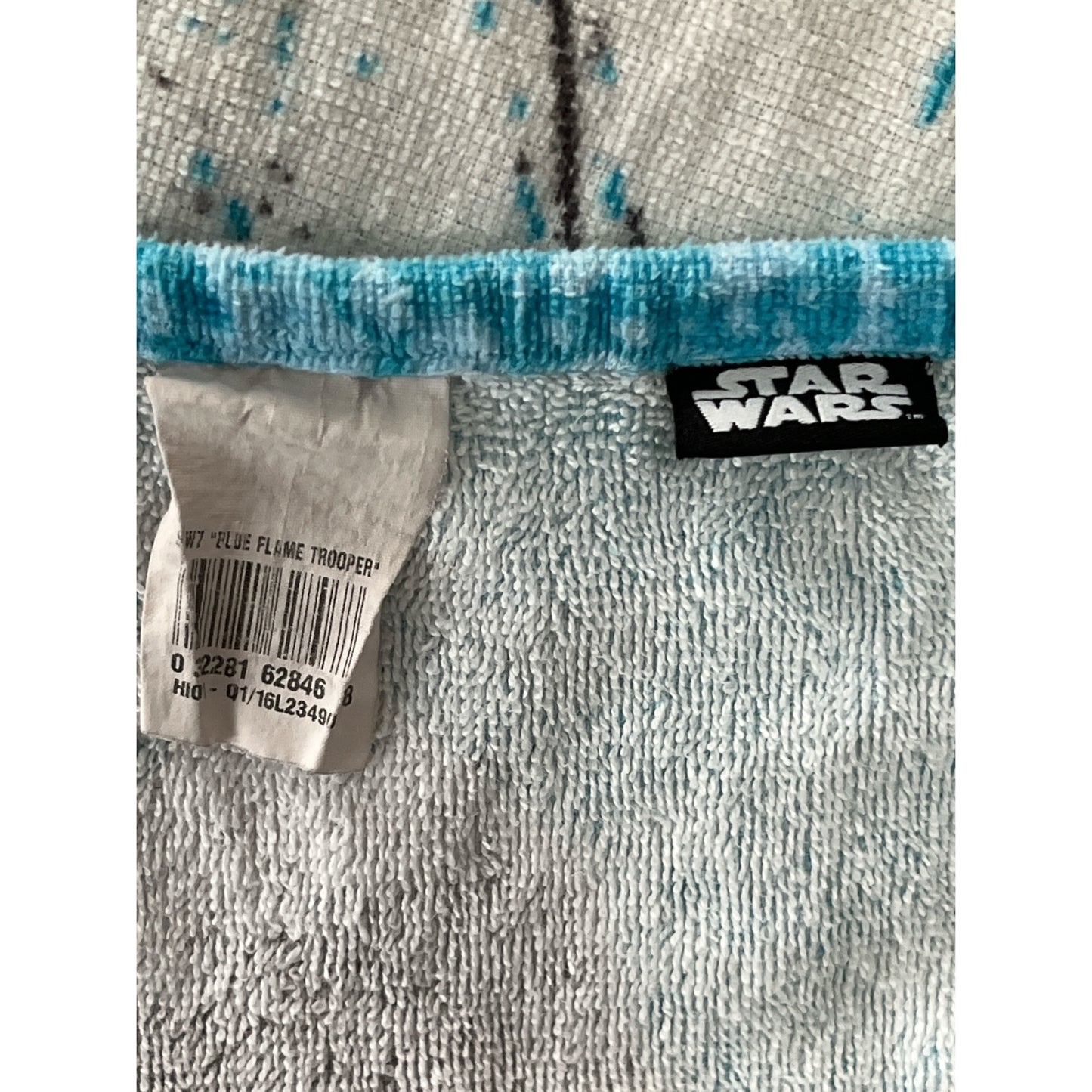 Set of 2 Star Wars “Blue Flame Trooper” Beach Towels – Stormtrooper Print – 2016 Disney Licensed