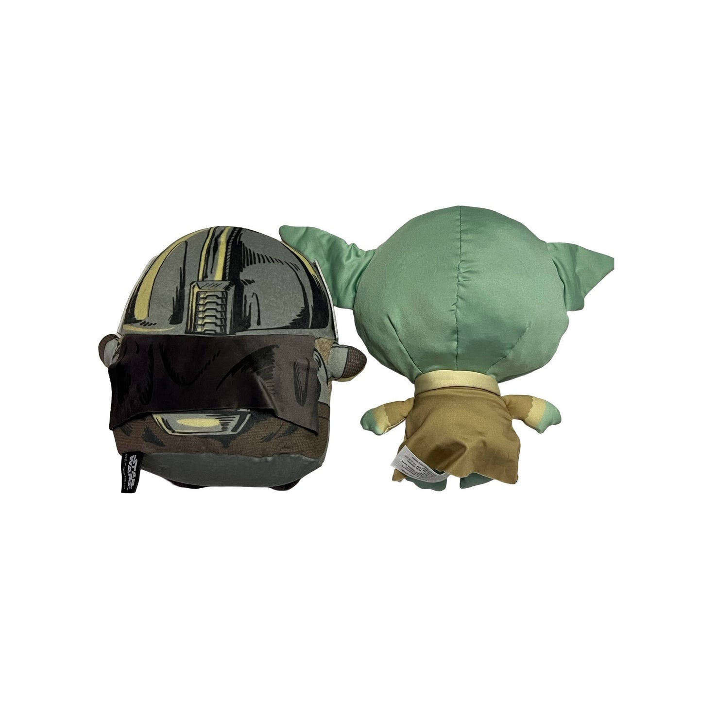 Star Wars Doorables Plush Lot Grogu Baby Yoda Mandalorian Helmet 10” Mattel