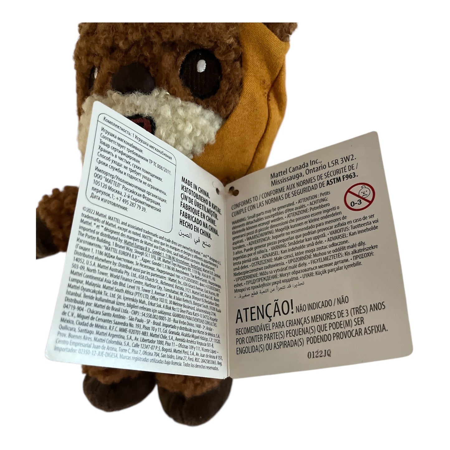 Star Wars Wicket Ewok Plush – Mattel Disney – With Tags – 2021