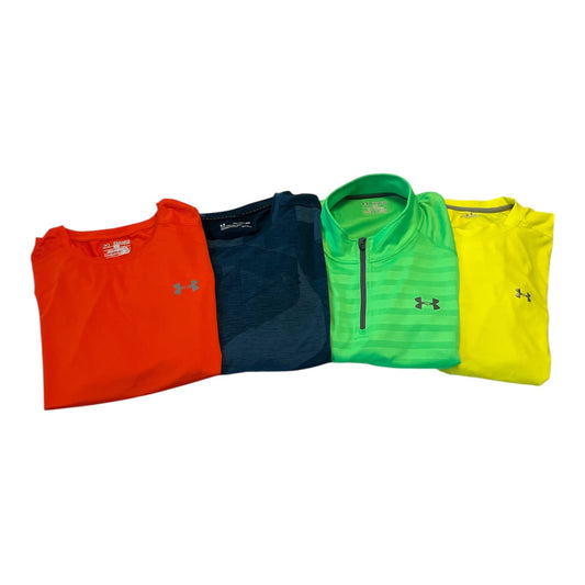 Under Armour Men's HeatGear 2XL Performance Shirt Bundle – Set of 4 (Loose & Fitted)