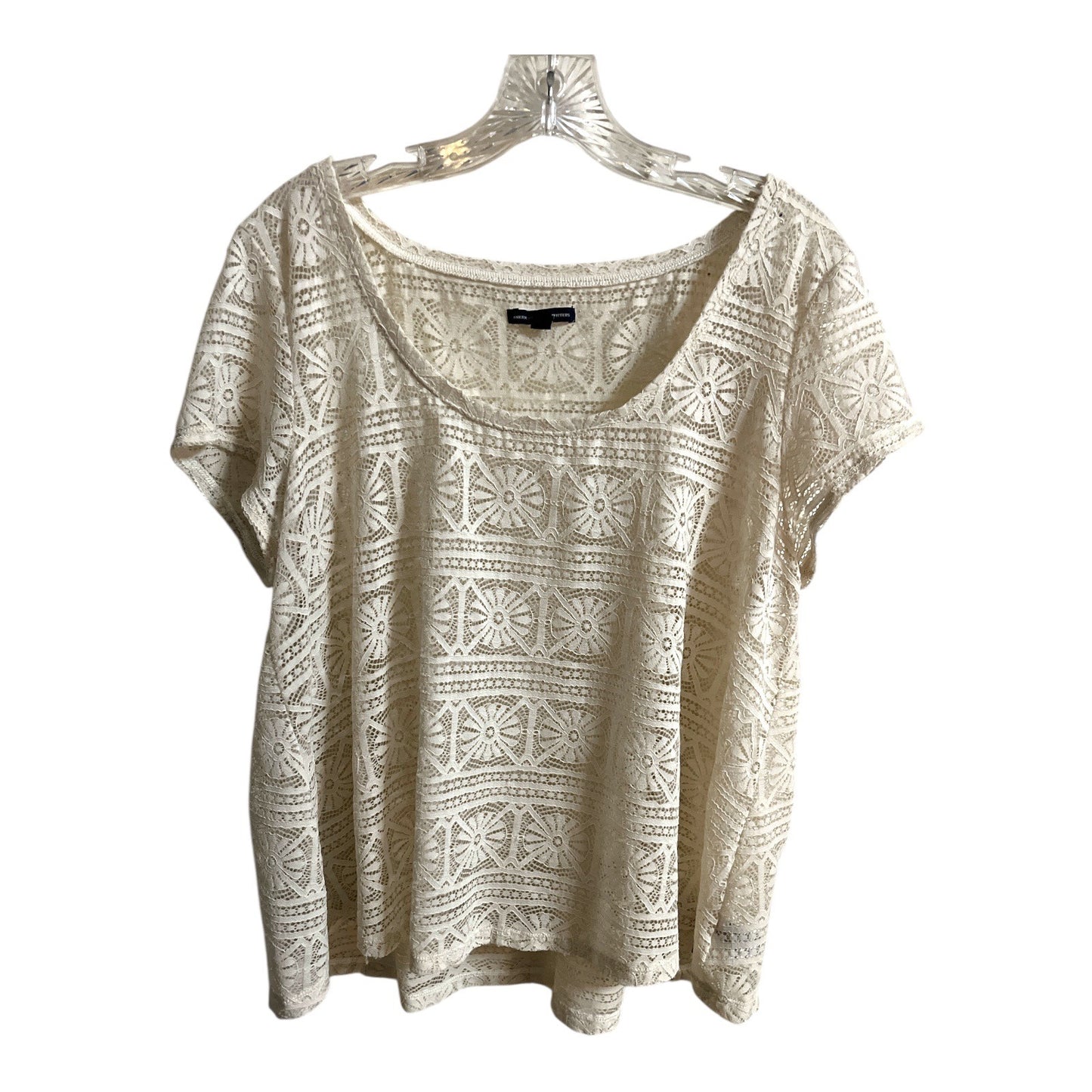 American Eagle Outfitters Lace Short Sleeve Top XL