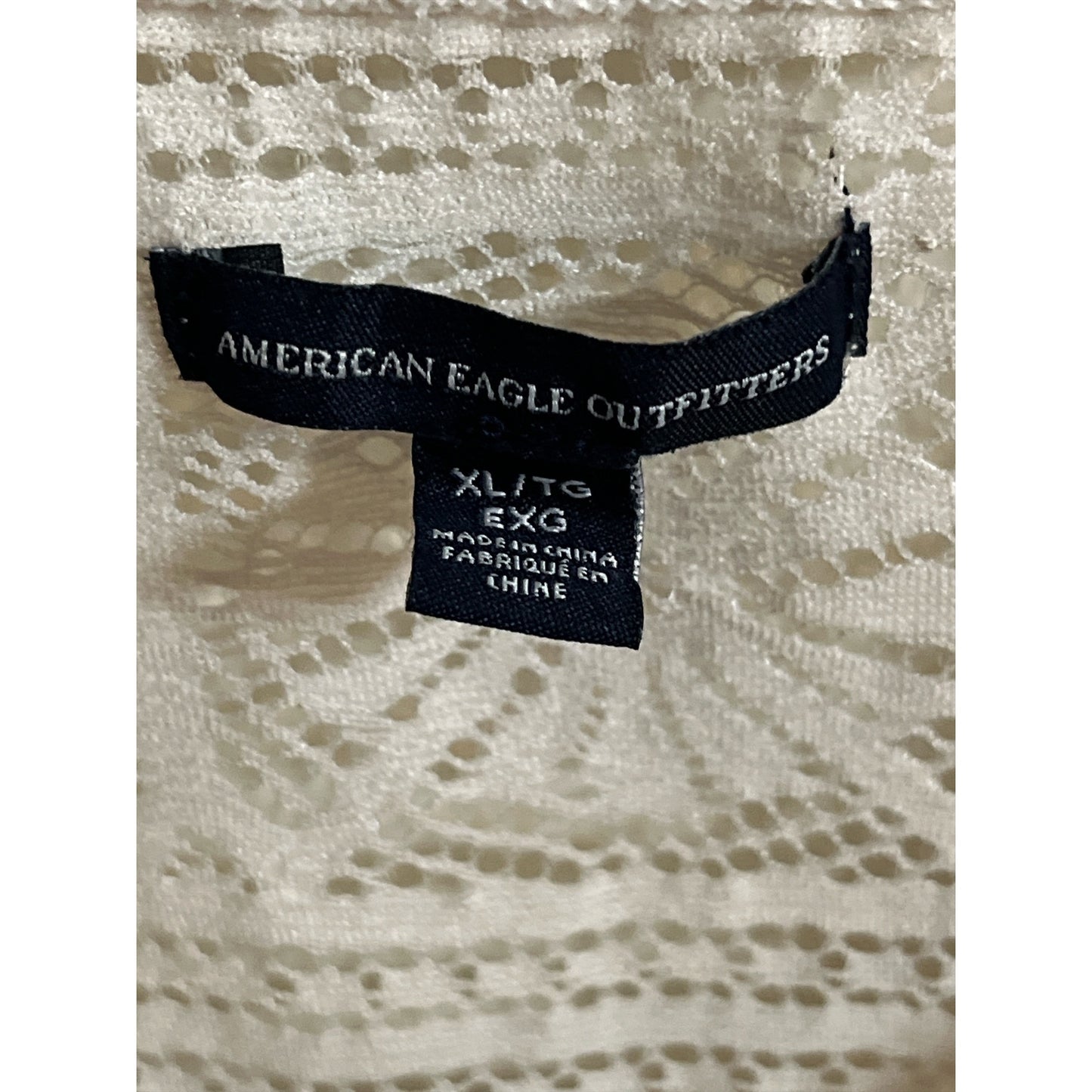American Eagle Outfitters Lace Short Sleeve Top XL