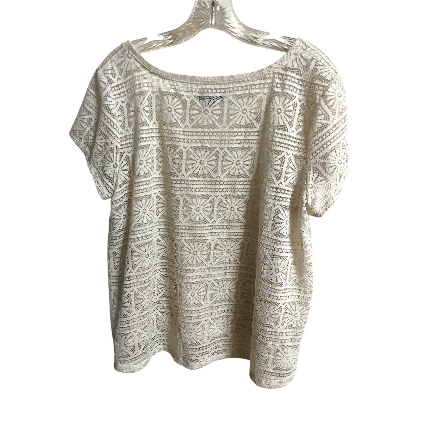 American Eagle Outfitters Lace Short Sleeve Top XL