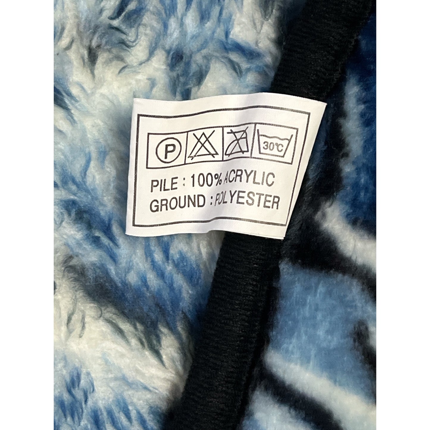 Vintage HAMA Wolf Blanket Made in Korea Super Soft Acrylic Large Throw