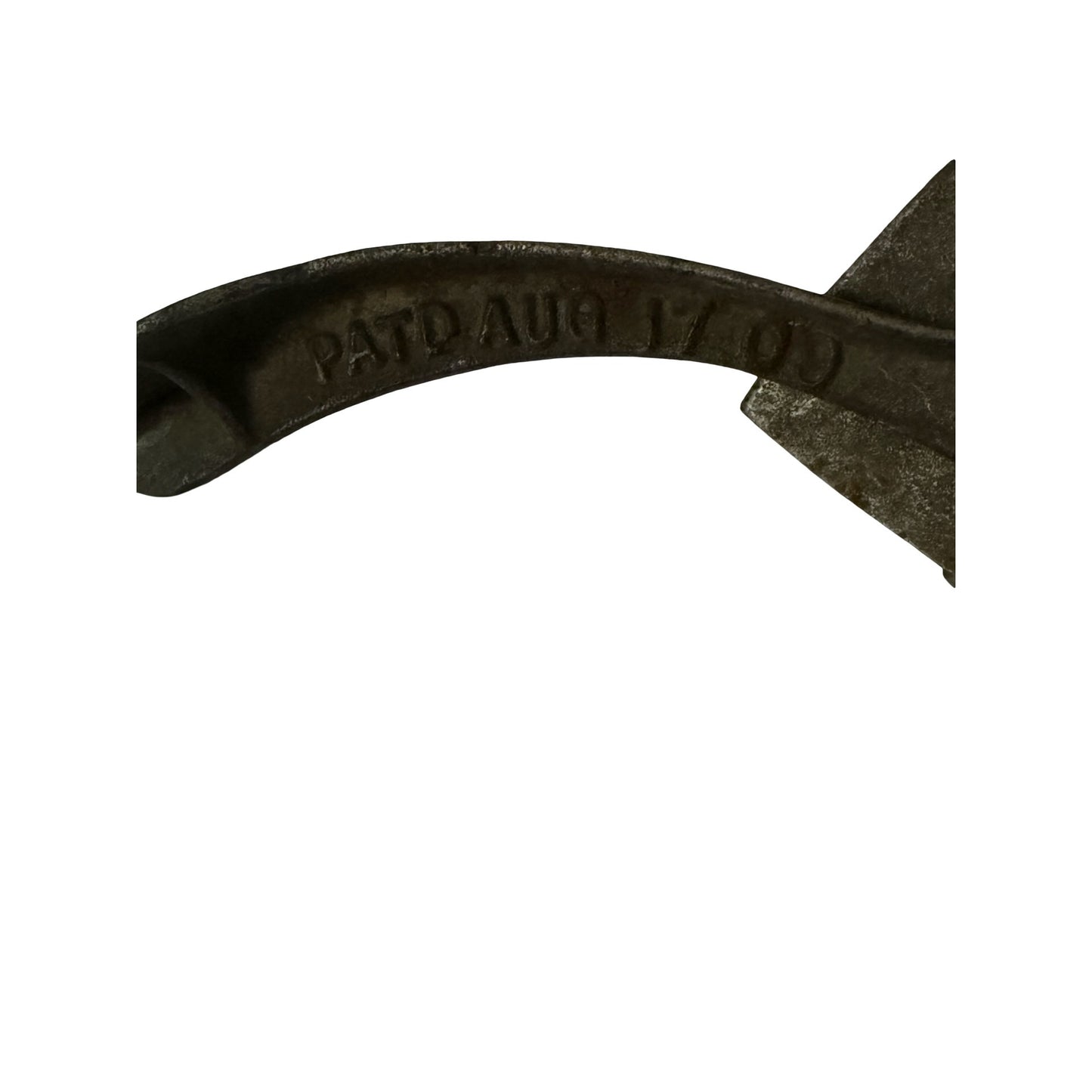Antique John A. Hurley Inc Bench Mount Cast Iron Clamp Tool Pat Aug 17 1909 Bridgeport CT