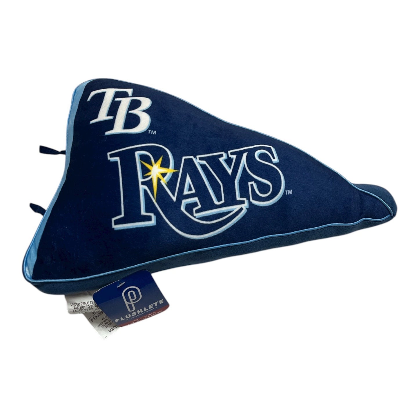 Tampa Bay Rays Plushlete Pennant Pillow by Pegasus Sports – MLB Team Logo – 17x11