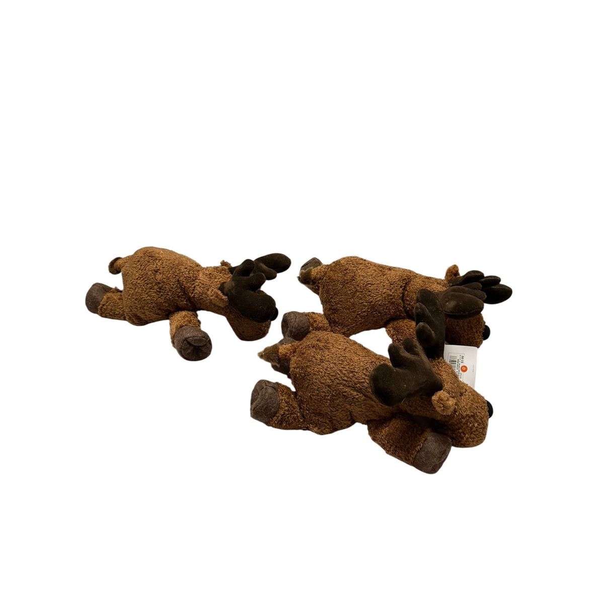 Field & Stream Moose Plush Stuffed Animals Brown Beanie Lot of 3 Tags