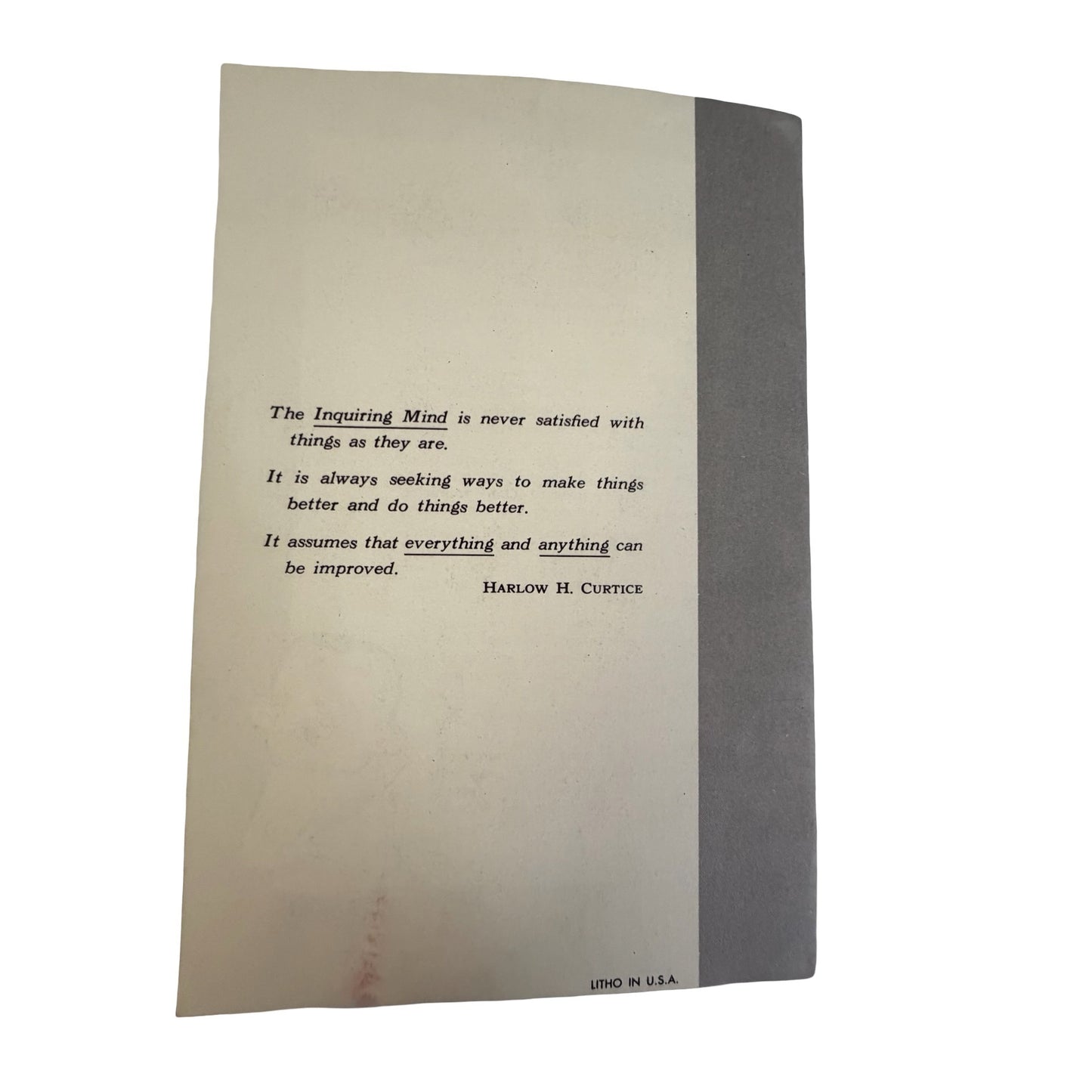 Vintage 1950s Fisher Body General Motors How Can You Lose Employee Suggestion Plan Booklet GM Automotive Ephemera