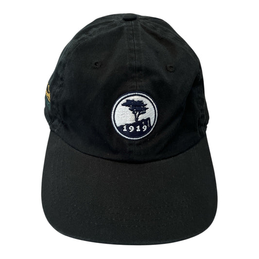 Pebble Beach 1919 One Hundred Years Golf Hat – Black Adjustable Cap by AHEAD – Centennial Edition