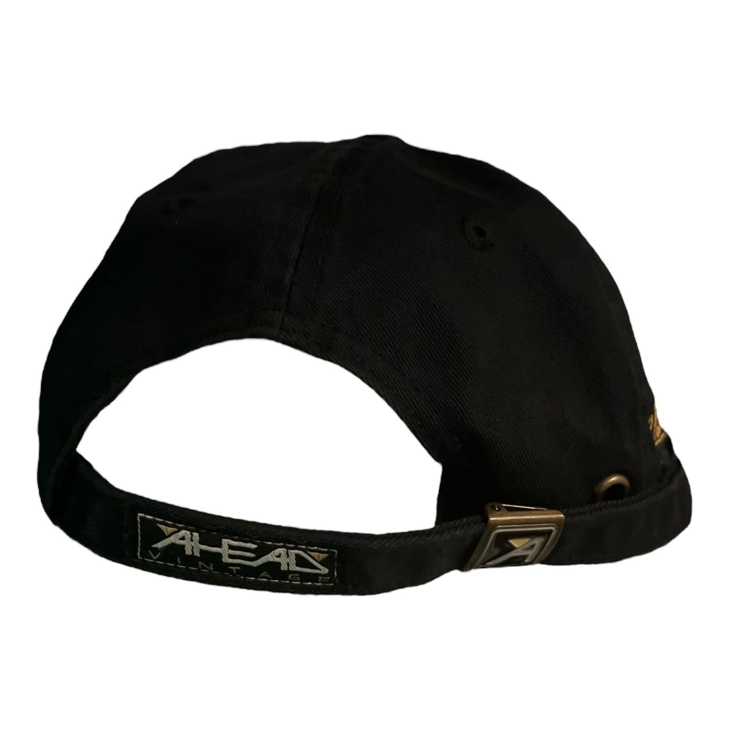 Pebble Beach 1919 One Hundred Years Golf Hat – Black Adjustable Cap by AHEAD – Centennial Edition