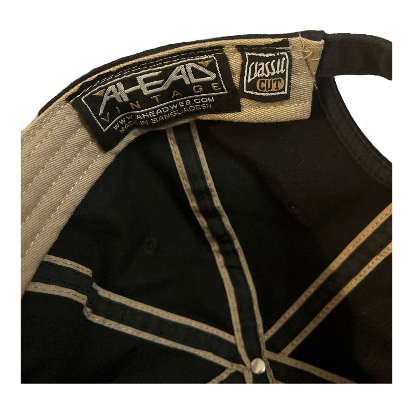 Pebble Beach 1919 One Hundred Years Golf Hat – Black Adjustable Cap by AHEAD – Centennial Edition