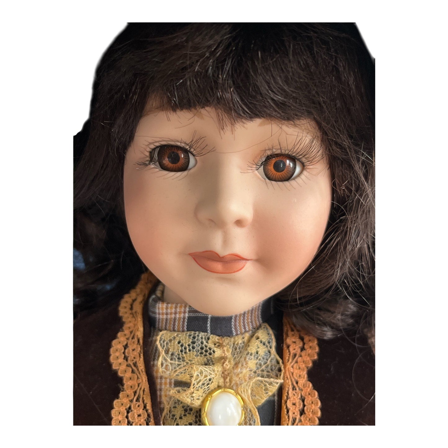 Knightsbridge Collection Porcelain Doll by J. Steventon Ltd with Stand, Box & Certificate