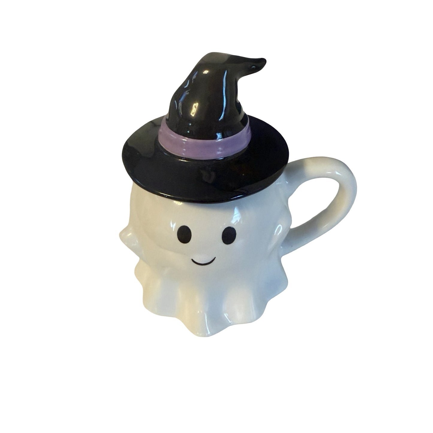 Hyde and EEK Boutique Ghost Mug with Witch Hat Lid Halloween Stoneware Target 2025